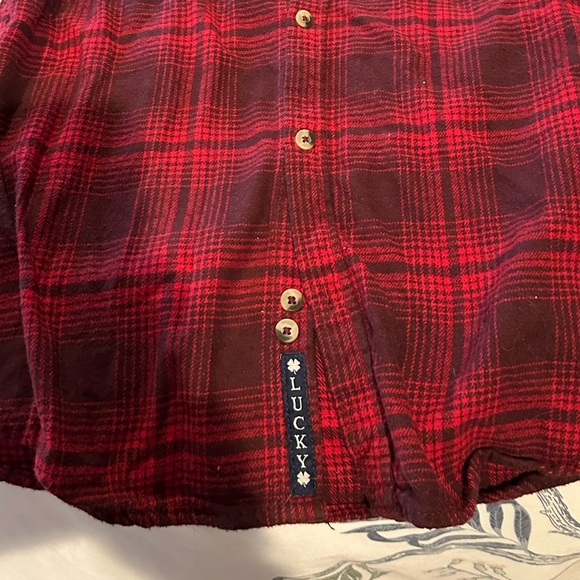 Lucky brand flannel boys size large - Picture 6 of 7
